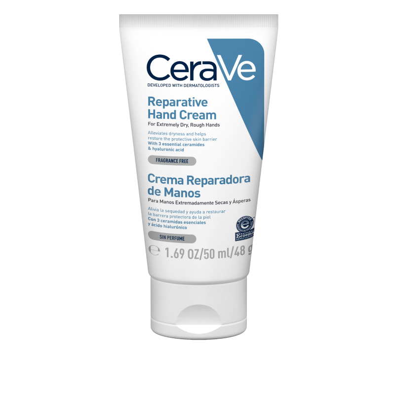 CeraVe Crema Reparadora de Manos, 50 ml