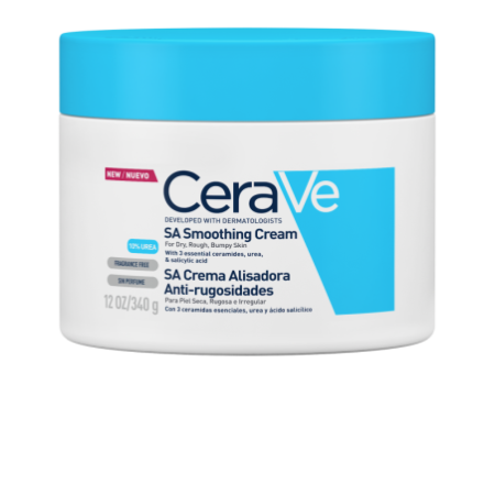 CeraVe SA Crema Alisadora Anti-rugosidades, 340 ml