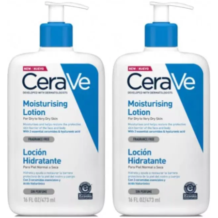 CeraVe Duplo Loción Hidratante, 473 ml x 2