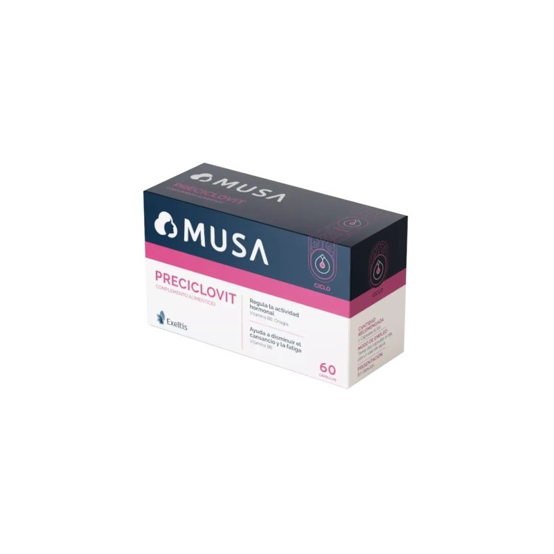 MUSA PRECICLOVIT 60 capsulas