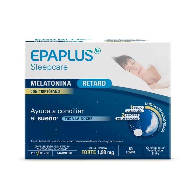 Sleepcare Melatonina Retard con triptofano 60 comprimidos