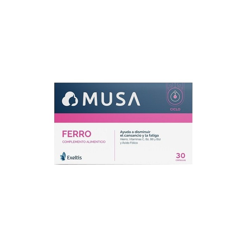 MUSA FERRO 30 capsulas