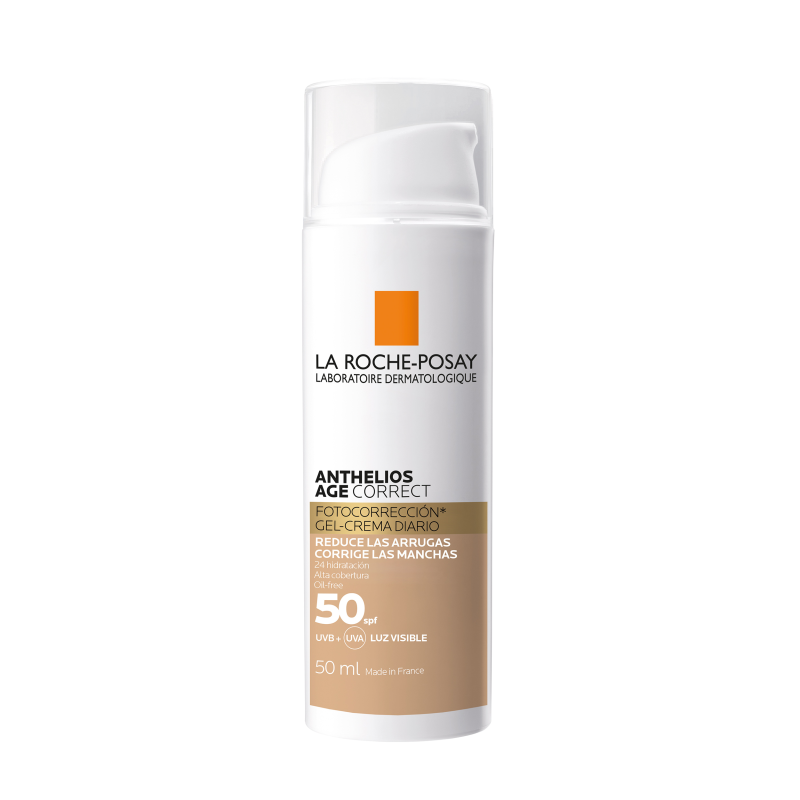 La Roche Posay Anthelios Age Correct Gel con Color SPF50, 50 ml