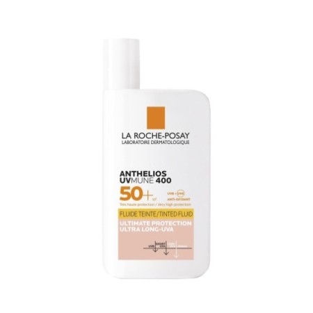 La Roche Posay Anthelios UVMUNE 400 Fluido Invisible con Color SPF50+, 50 ml