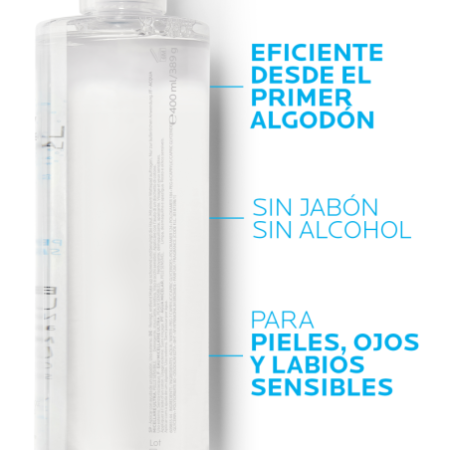La  Roche Posay Physiologique Agua Micelar ULTRA Piel Sensible, 400 ml
