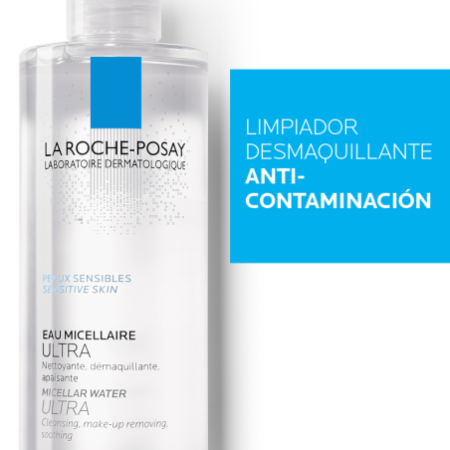 La  Roche Posay Physiologique Agua Micelar ULTRA Piel Sensible, 400 ml