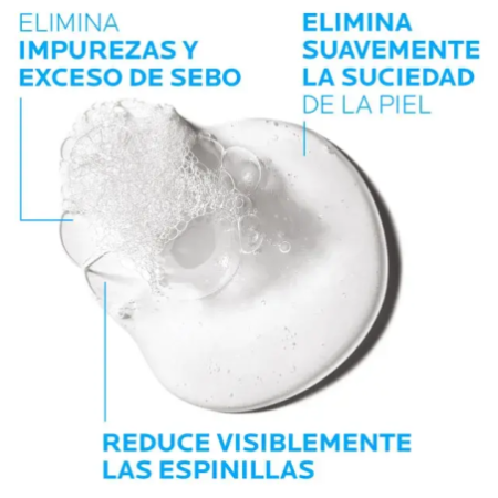 La  Roche Posay Effaclar Gel Limpiador Purificante, 400 ml