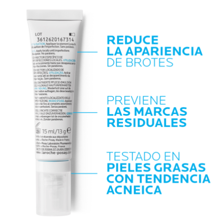 La Roche Posay Effaclar A.I Corrector de Imperfecciones Localizadas, 15 ml
