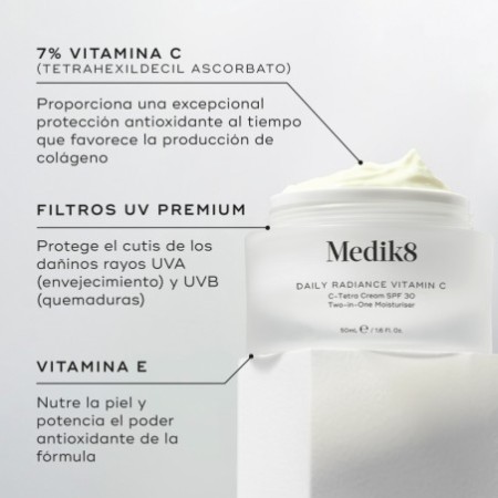 Medik8 Daily Radiance Vitamin C SPF 30, 50 ml