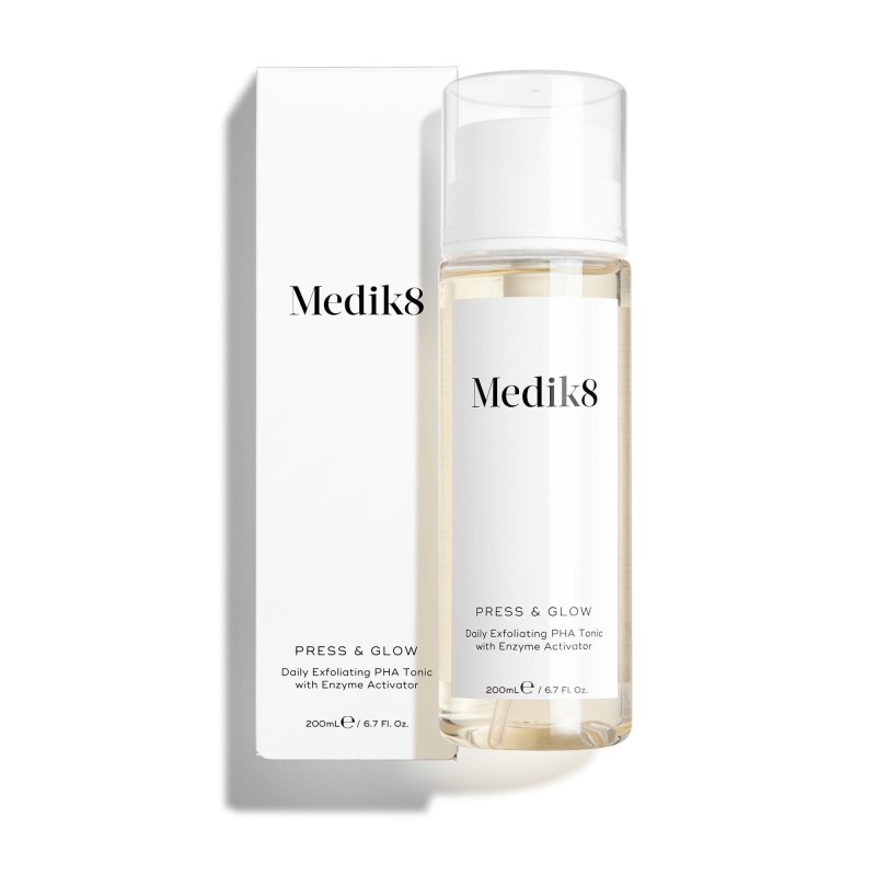 Medik8 Press & Glow Tónico Exfoliante Diario, 200 ml