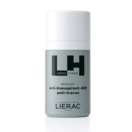 LIERAC HOMME Desodorante Antitranspirante 48h - HOMBRE, 50 ml