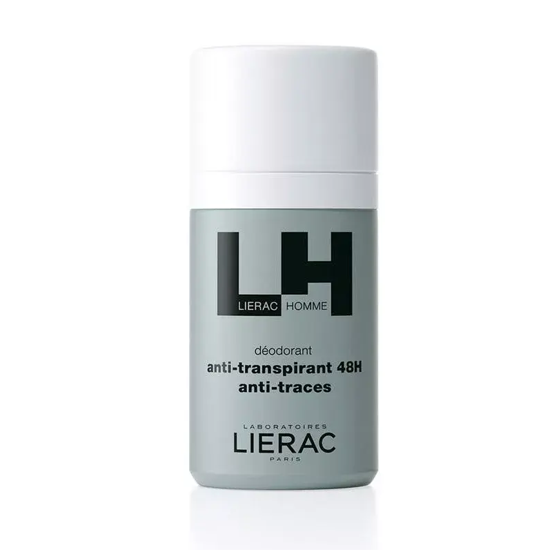 LIERAC HOMME Desodorante Antitranspirante 48h - HOMBRE, 50 ml