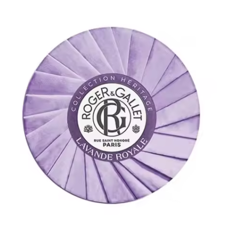 Roger&Gallet Jabón redondo bienestar Lavande Royale, 100 g