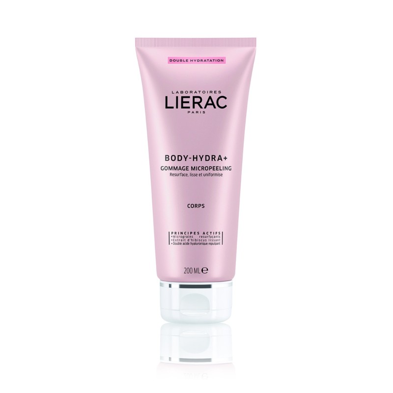 LIERAC BODY-HYDRA Exfoliante Cuerpo Microopeling GOMMAGE, 200 ml