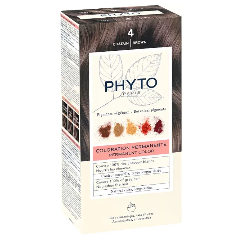 PHYTO COLOR KIT Coloración - 4 CASTAÑO