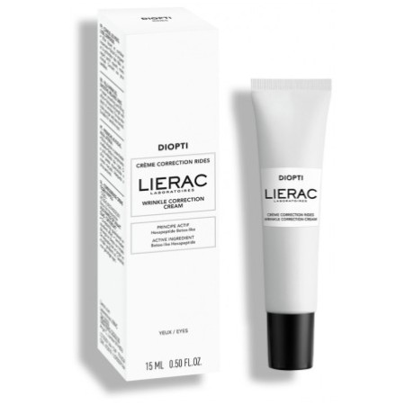 LIERAC DIOPTIRIDE Crema Corrección de Arrugas y Rellenadora Contorno de ojos, 15 ml
