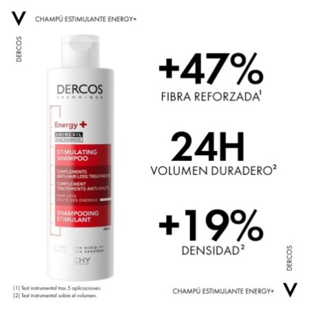 Vichy Dercos Technique Champú Estimulante, 400 ml