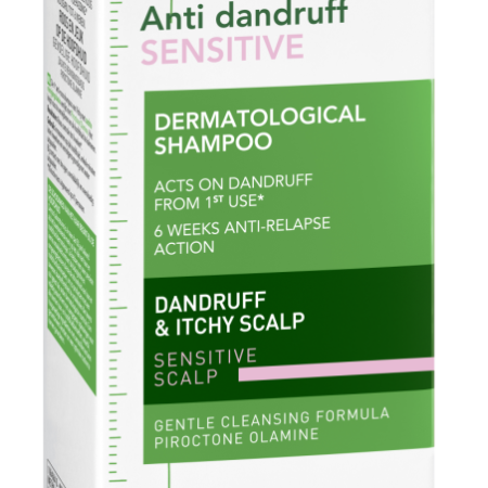 Vichy Dercos Technique Champú Anticaspa Cuero Cabelludo Sensible, 200 ml