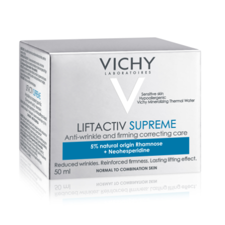 Vichy Liftactiv Supreme Crema Piel Normal Mixta Reafirmante Ramnosa, 50 ml