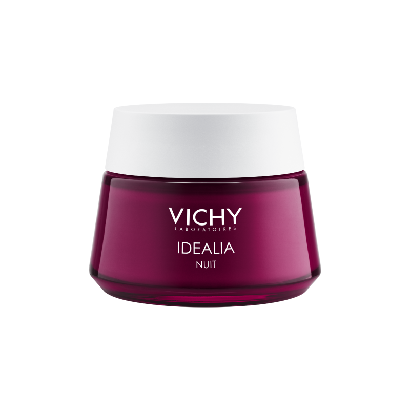 Vichy Idealia Crema Noche Iluminadora Extracto de Regaliz, 50 ml