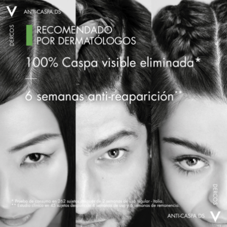 Vichy Dercos Technique Champú Anticaspa Grasa, 400 ml