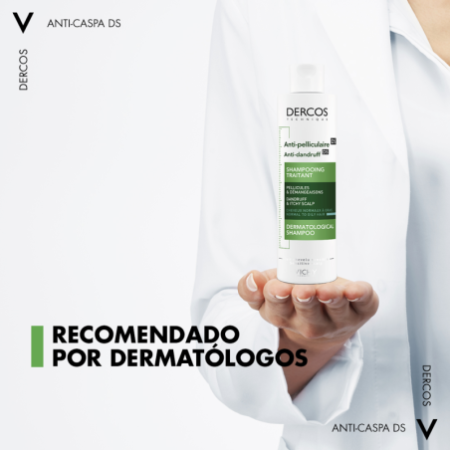 Vichy Dercos Technique Champú Anticaspa Grasa, 400 ml