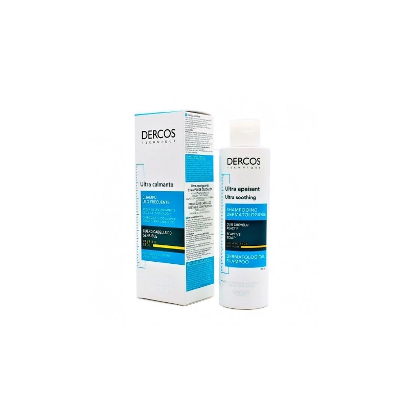 Vichy Dercos Champú Ultracalmante Cabello Seco 200ml