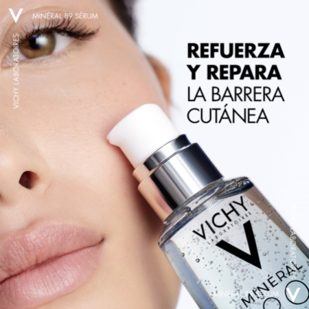 Vichy Minéral 89 Sérum Concentrado Fortificante Con Ácido Hialurónico, 50 ml