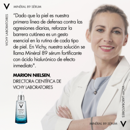 Vichy Minéral 89 Sérum Concentrado Fortificante Con Ácido Hialurónico, 50 ml