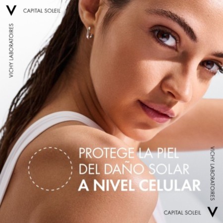 Vichy Capital Soleil Agua Solar Protectora Hidratante SPF50, 200 ml
