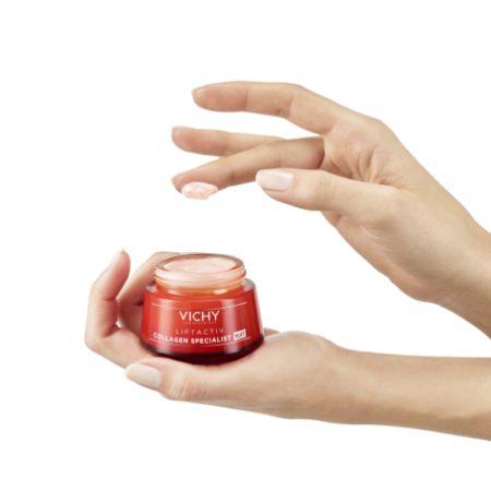 Vichy Liftactiv Collagen Specialist Crema Noche Reafirmante Biopéptidos