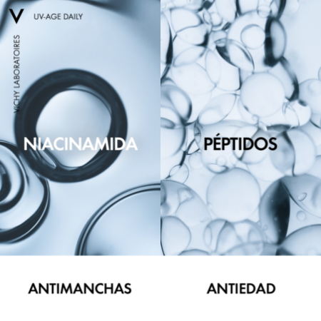 Vichy Capital Soleil UV-AGE Water Fluid Antifotoenvejecimiento UVB SPF50+ UVA, 40 ml