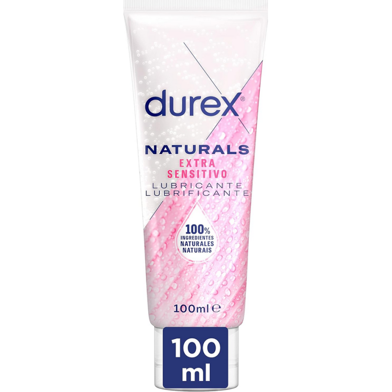 Durex Lubricante Naturals Extra Sensitivo, 100 ml