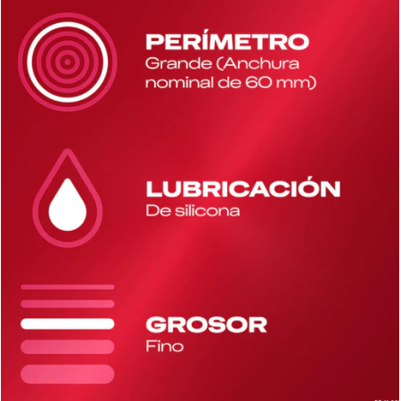 Durex Preservativos Sensitivo XL, 10 condones