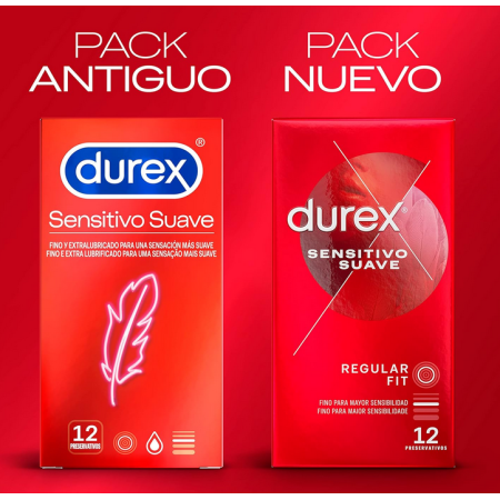 Durex Preservativos Sensitivo Suave, 12 condones
