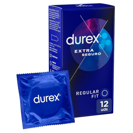 Durex Preservativos Extra Seguro, 12 condones