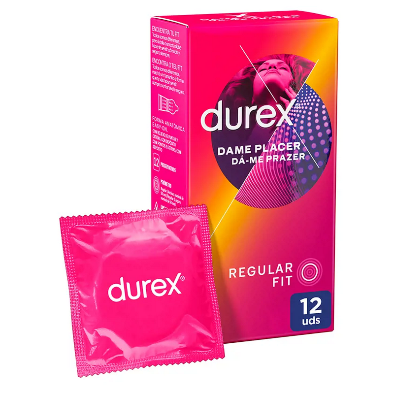 Durex Preservativos Dame Placer, 12 condones