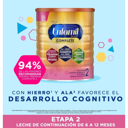 Enfamil Premium Complete 2 - de 6 a 12 Meses, 800 g