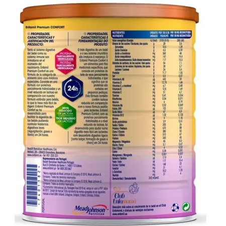 Enfamil Confort Fórmula Bebés con Trastornos Digestivos, 800 g
