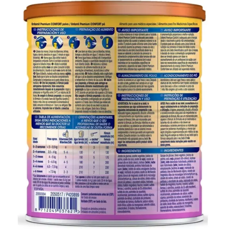 Enfamil Confort Fórmula Bebés con Trastornos Digestivos, 800 g