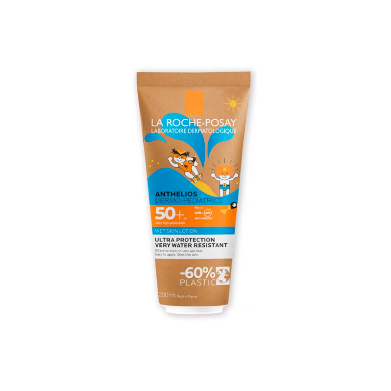 La Roche Posay Anthelios Dermo-Pediatrics Leche-Gel Wet Skin SPF50+, 200 ml