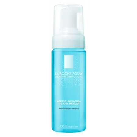 La Roche Posay Espuma de Agua Micelar Desmaquillante y Limpiadora, 150ml
