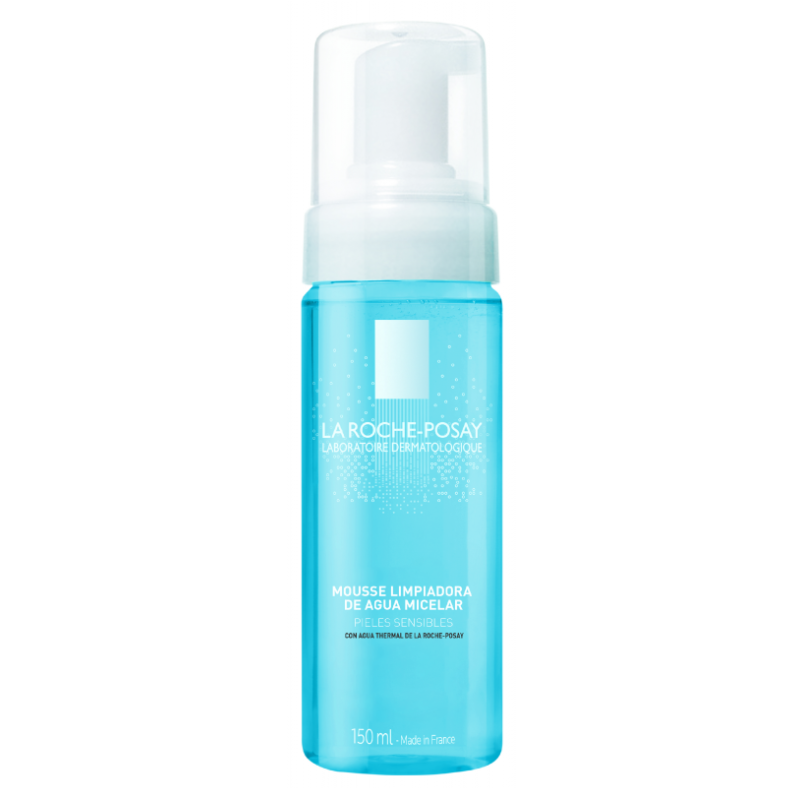 La Roche Posay Espuma de Agua Micelar Desmaquillante y Limpiadora, 150ml