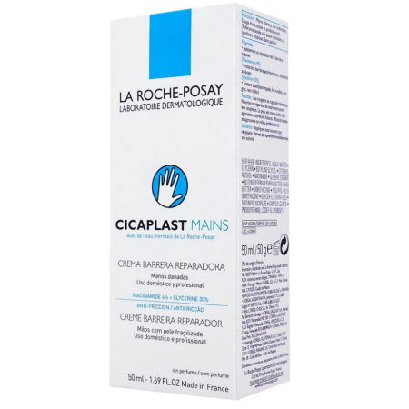 La Roche Posay Cicaplast Crema de Manos Barrera Reparadora, 50 ml