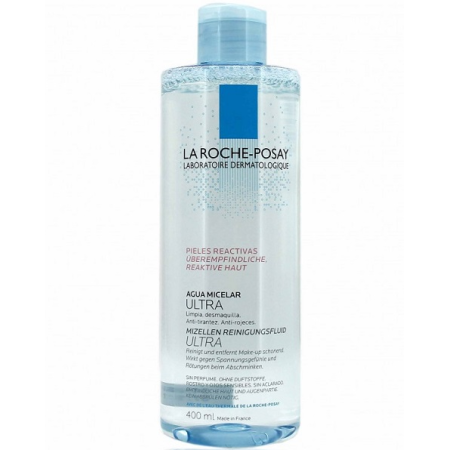 La Roche Posay Agua Micelar ULTRA Piel Reactiva, 400 ml