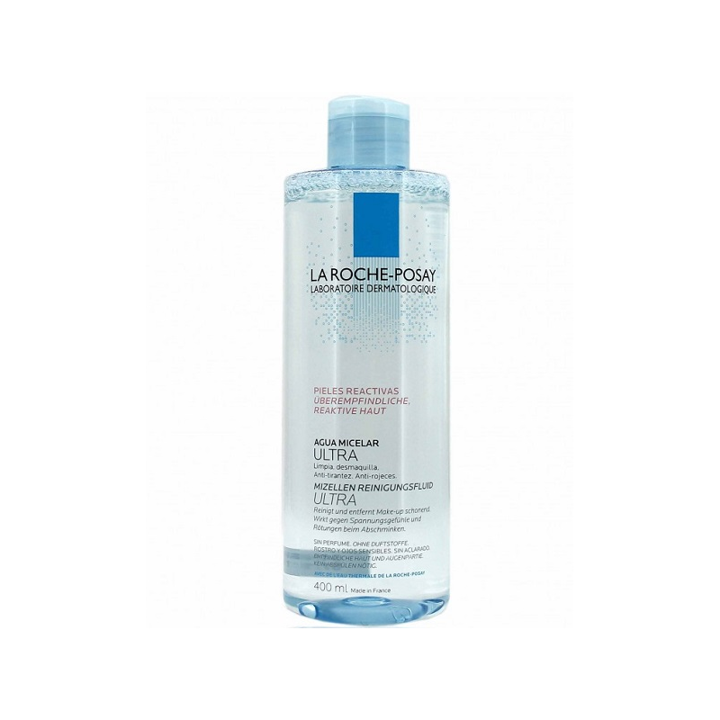 La Roche Posay Agua Micelar ULTRA Piel Reactiva, 400 ml