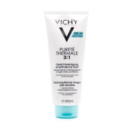 Vichy Pureté Thermale Desmaquillante Integral 3 en 1, 300 ml