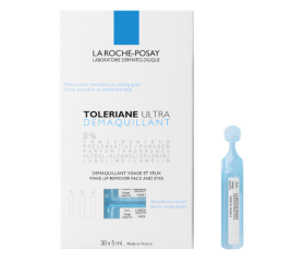 La Roche Posay TOLERIANE Desmaquillante de Ojos, 30 monodosis