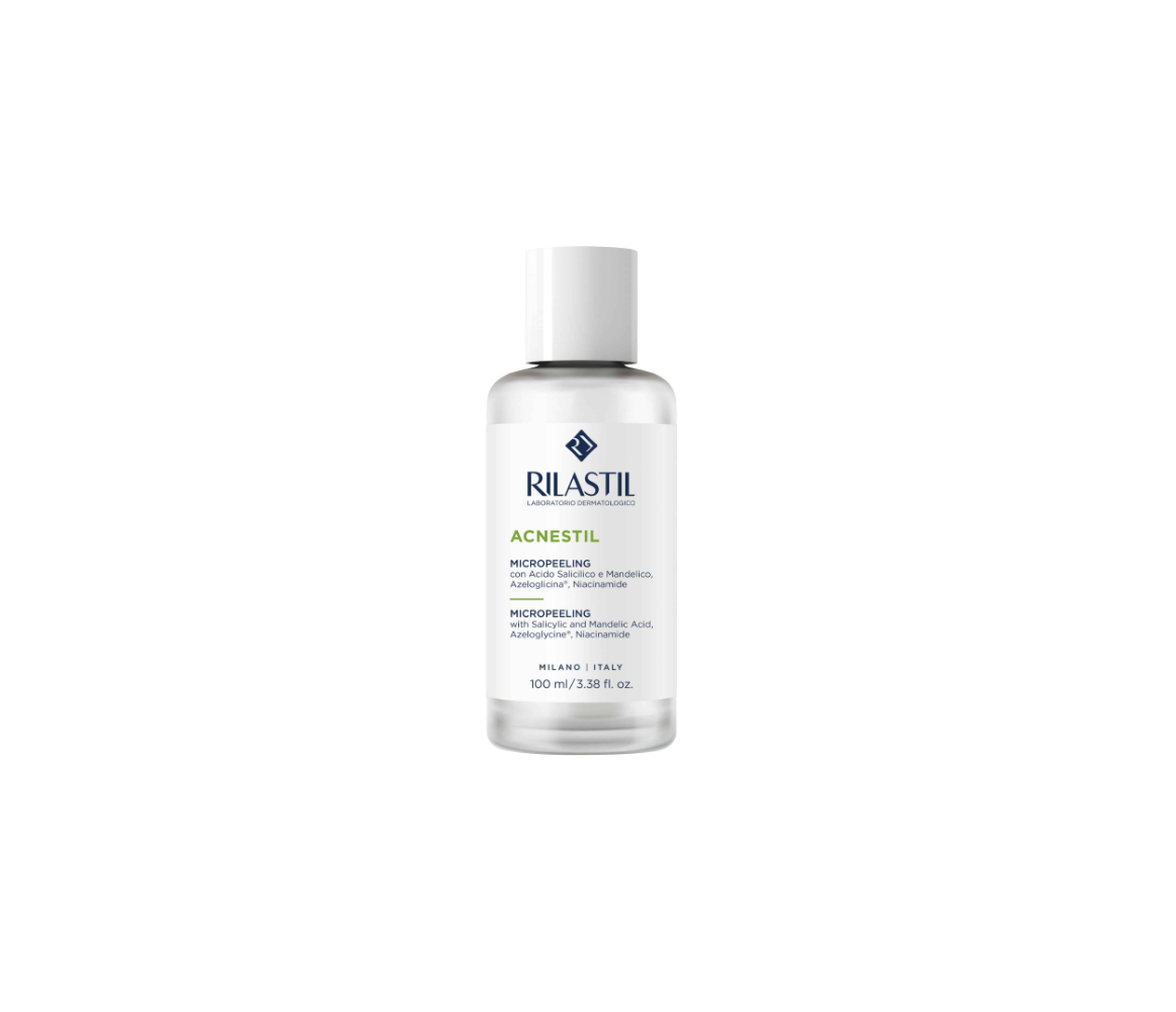 Rilastil Acnestil Micropeeling Exfoliante Cara y Cuerpo, 100 ml