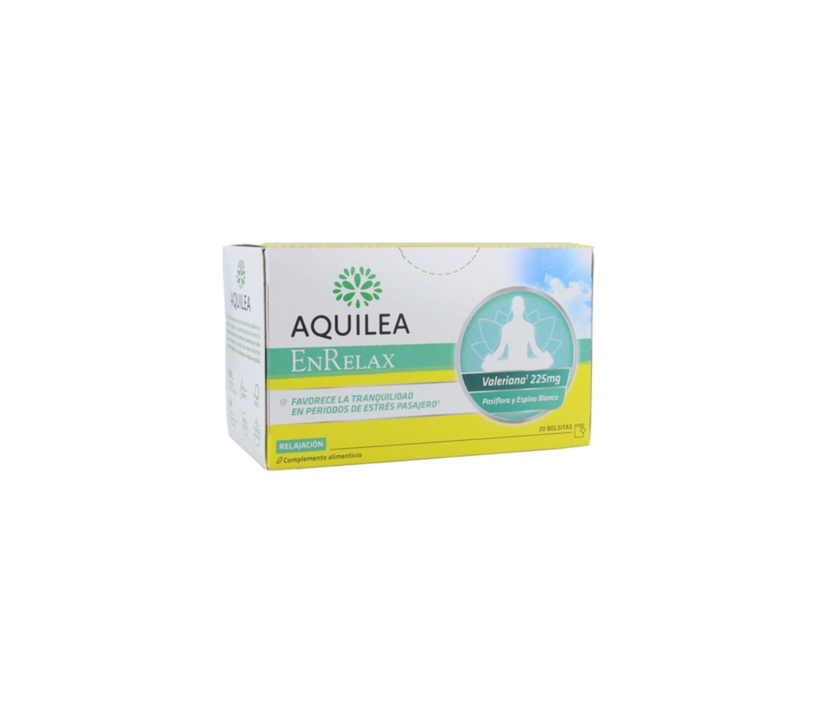 Aquilea Enrelax Infusión, 20 bolsitas infusoras (sabor limón)